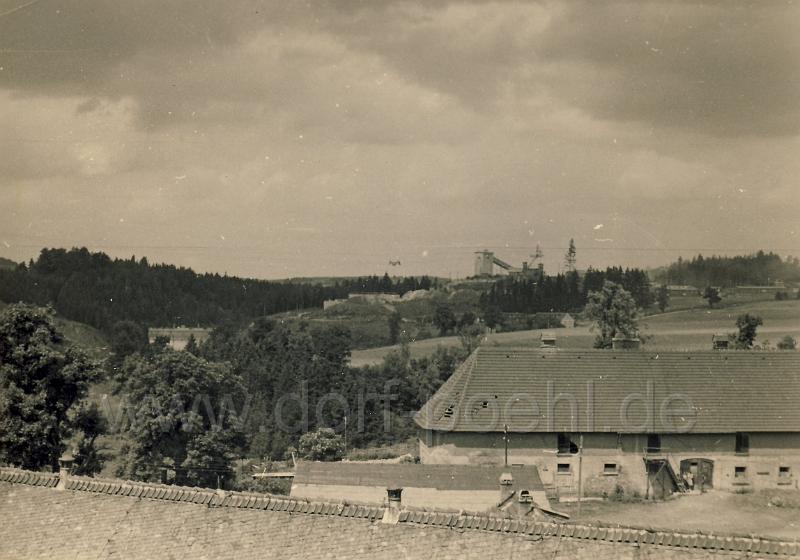 003 (49).jpg - Abriss des Dorfes, Blick vom Kirchturm in Richtung Sperrmauer